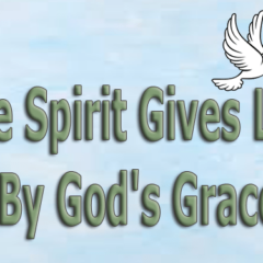 The Spirit Gives Life By God's Grace